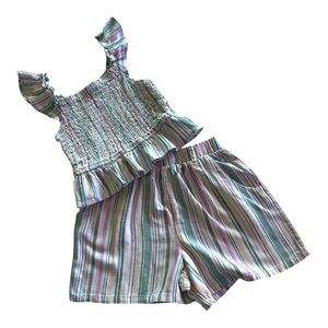 ART CLASS-GIRLS SHORT SET-SIZE 7/8